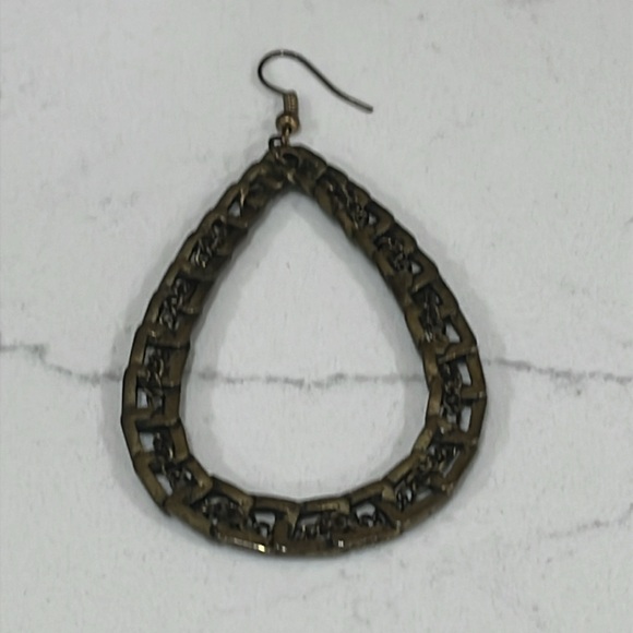 Pewter Dangle Earrings for Women - Picture 7 of 9